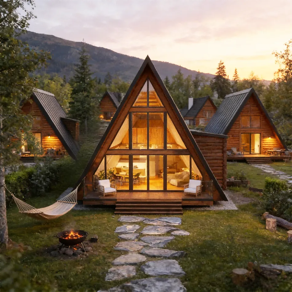Classic A-Frame Cabin