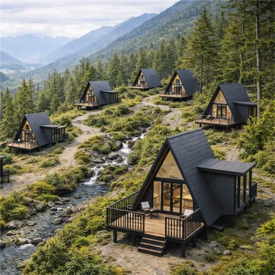 A-Frame Home With Side Suite
