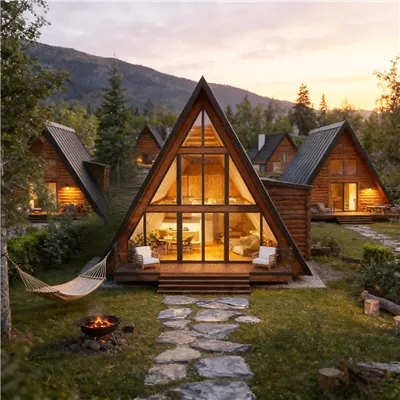 Classic A-Frame Cabin